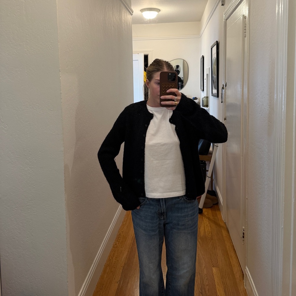 Reformation Black Knit Cardigan - Picture 3 of 5